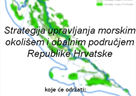 Poziv na predavanje "Strategija upravljanja morskim okolišem i obalnim područjem Republike Hrvatske"